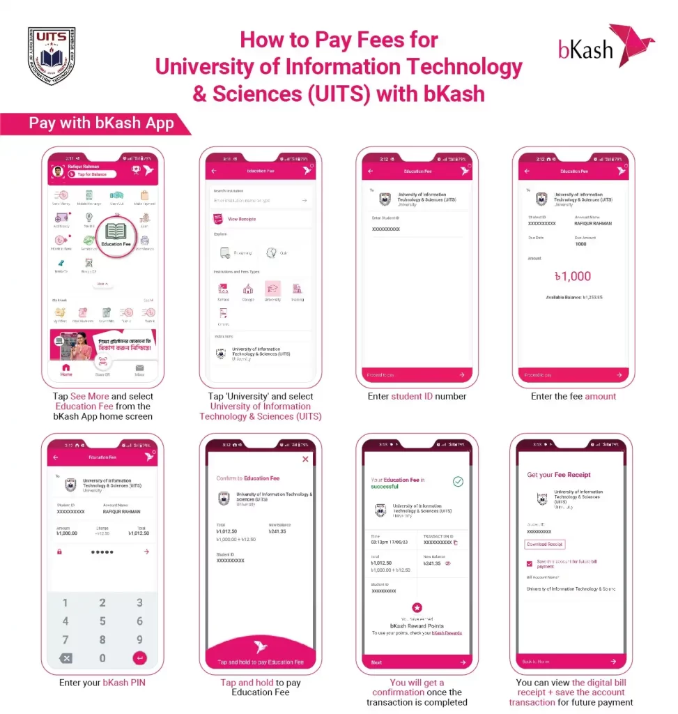 bKash App Payment Screen